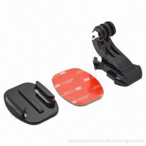 High quality J-Hook buckle flat mount with 3M sticker